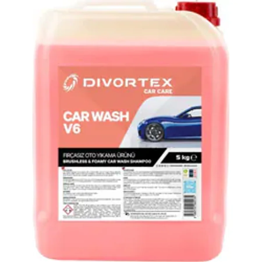 Divortex Car Wash V6 5 kg Fırçasız Oto Şampuan