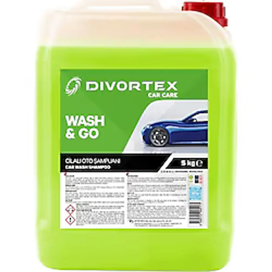 Divortex Wash & Go 5 kg Oto Şampuan