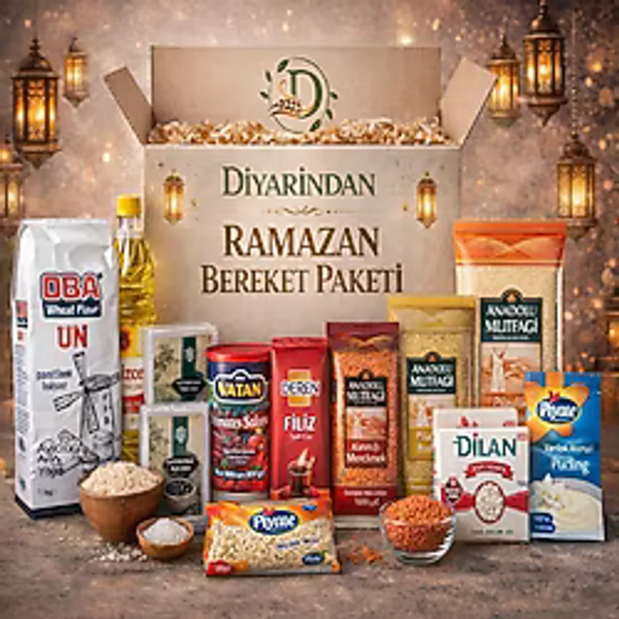 Diyarından Ramazan Erzak Yardım Kumanya Jumbo Boy Paketi - 13 Parça