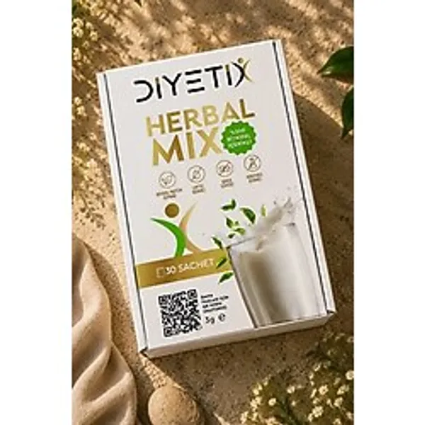 Diyetix Herbalmix Milk Günlük Beslenmeyi Destekleyen Bitkisel Içecek Karışımı 30 Şase 1 Aylık