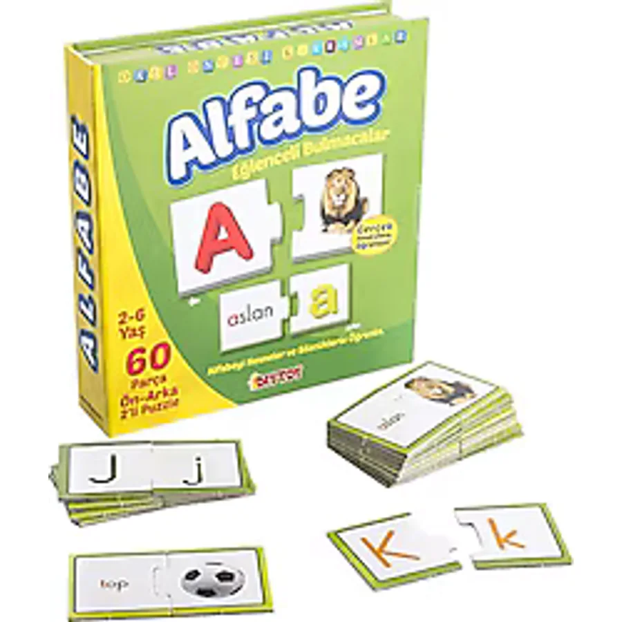 Diytoy Alfabe Eğlenceli Bulmacalar 2-6 Yaş