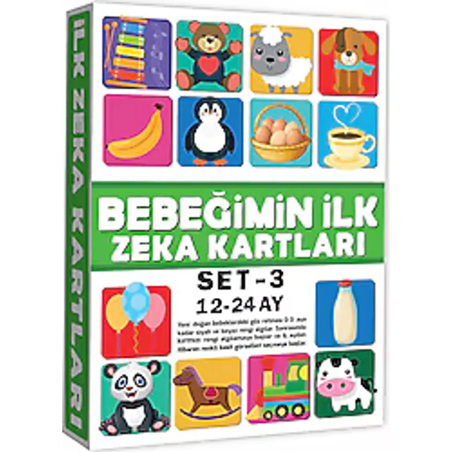 Diytoy Bebeğimin İlk Zeka Kartları Set-3 12-24 Ay