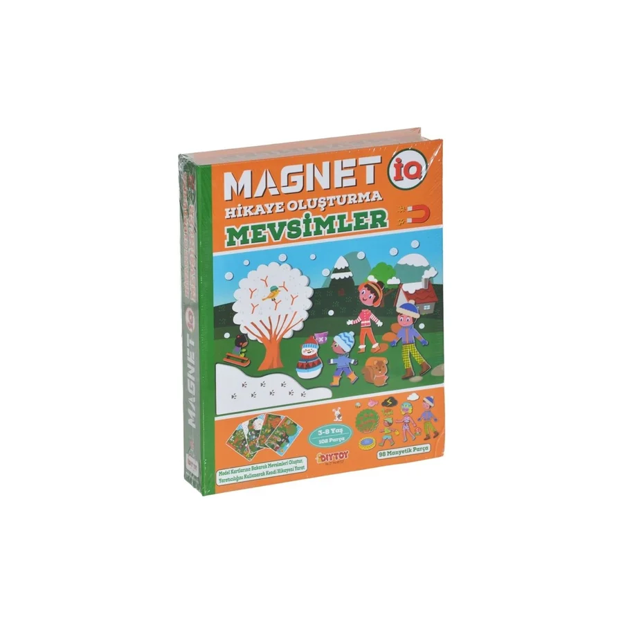 Diytoy Manyetik Hikaye Oluşturma Oyun Çadırı 102 Parça Yaratıcı Set 3-8 Yaş Arası Çocuklar İçin