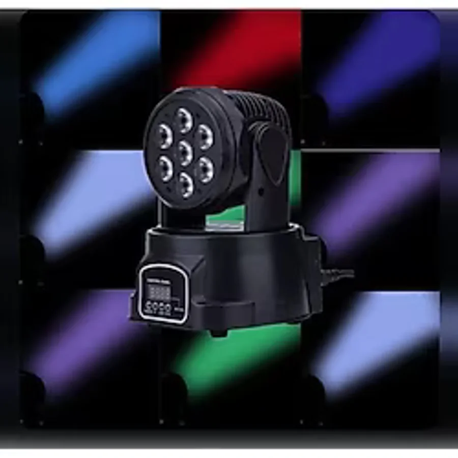 DJ PRO 7x12 Led Robot Işık Sese Duyarlı Sahne Işık Sistemi Disko Işık Parti Robot Işık