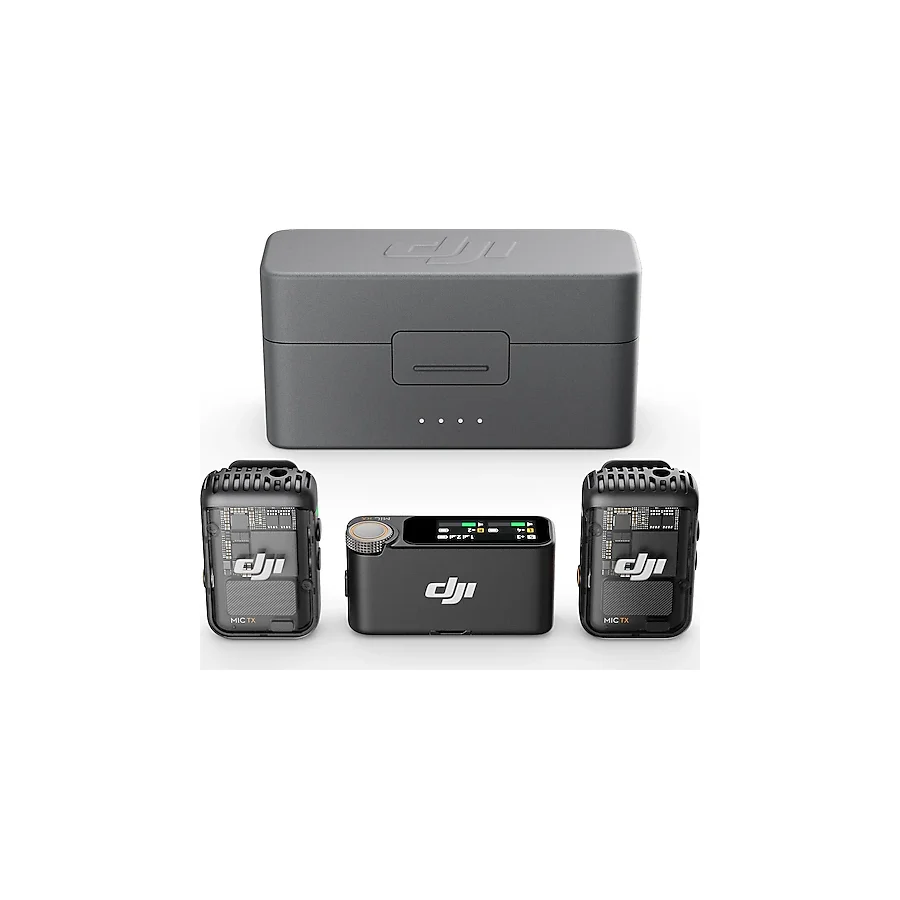 DJI Mic 2 Kablosuz 2 Kişilik Mikrofon Seti