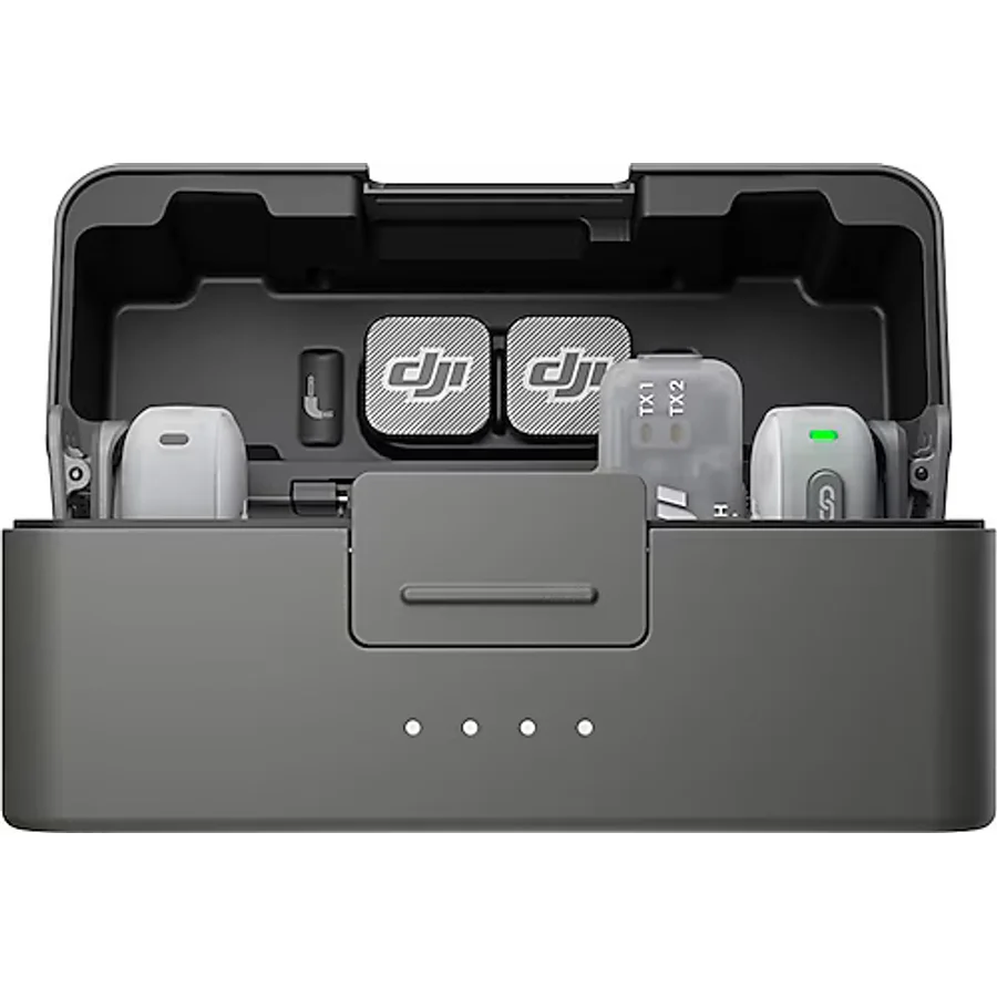DJI Mic Mini 2 Mobil Alıcılı 2 Kişilik Yaka Mikrofon Seti