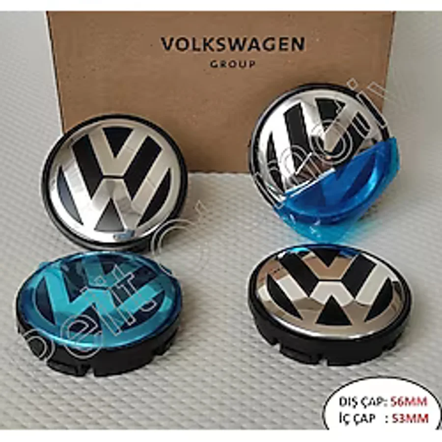 dkmotors Vw Passat-jetta-tiguan Jant Göbeği 55-65mm 4 Adet
