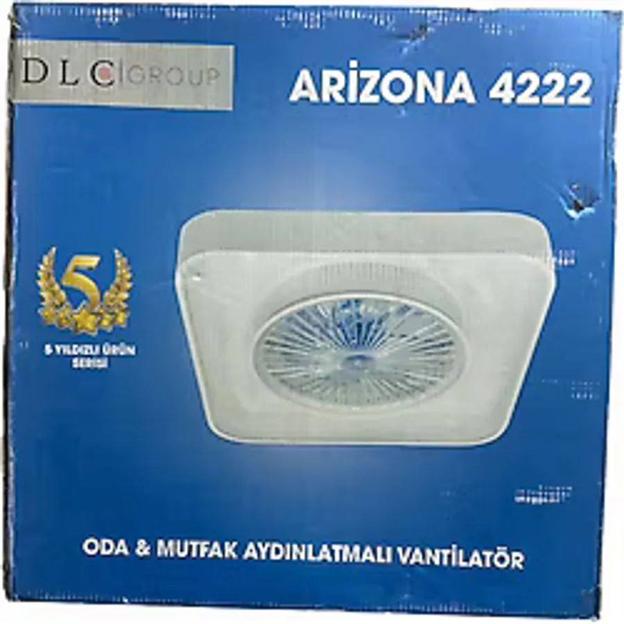Dlc Arizona 4222 Aydınlatmalı Tavan Vantilatörü