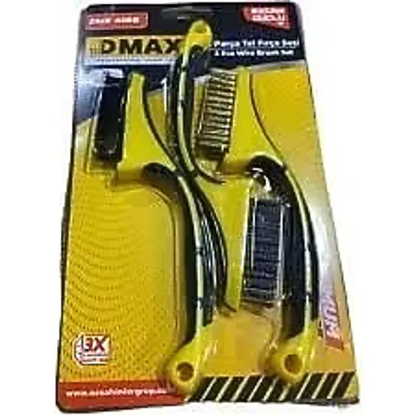 Dmax DMX4129 Profesyonel Yassı Tel Fırça Setı 3 Parça