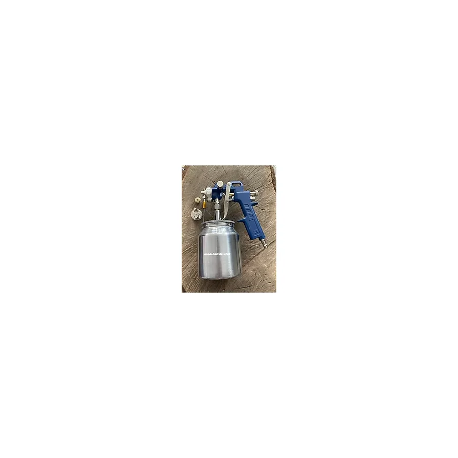 DMR Pro Havalı Boya Tabancası Alt Depo Boya Tabanca Uç 1,5mm Yedek 1,8mm - 1 LİTRE