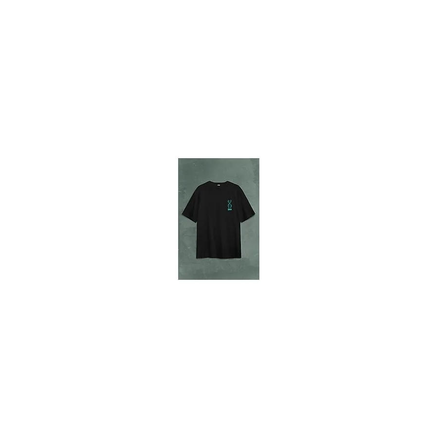 Dna Bisiklet Zinciri Genetik Hayat Ağacı Evrim Sırt Ön Baskılı Oversize Tişört Unisex T-Shirt