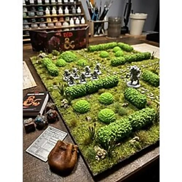 Dnd Terrain Çalı Seti Masa Oyunu Maket Dekor Scenery Aksesuarı 10 Parça