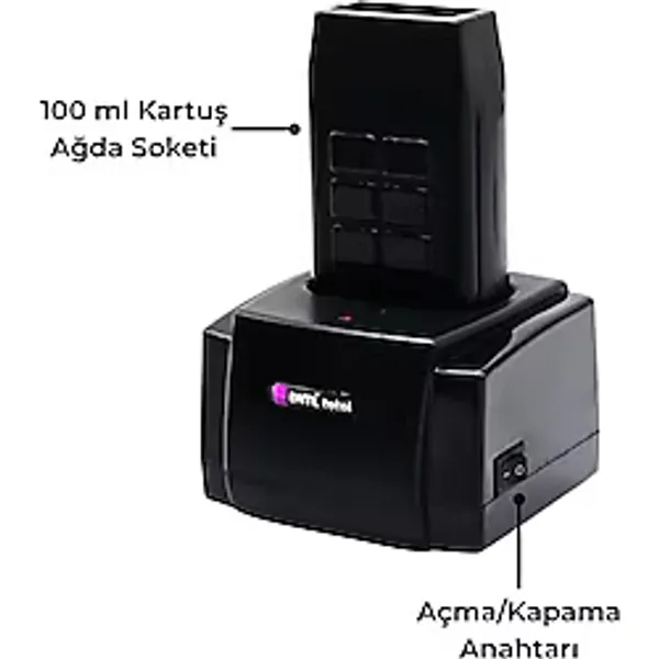 Dntl Total Dntltotal Kartuş Ağda Makinesi Tekli Profesyonel Kuaför Ağda Roll-On Isıtıcısı