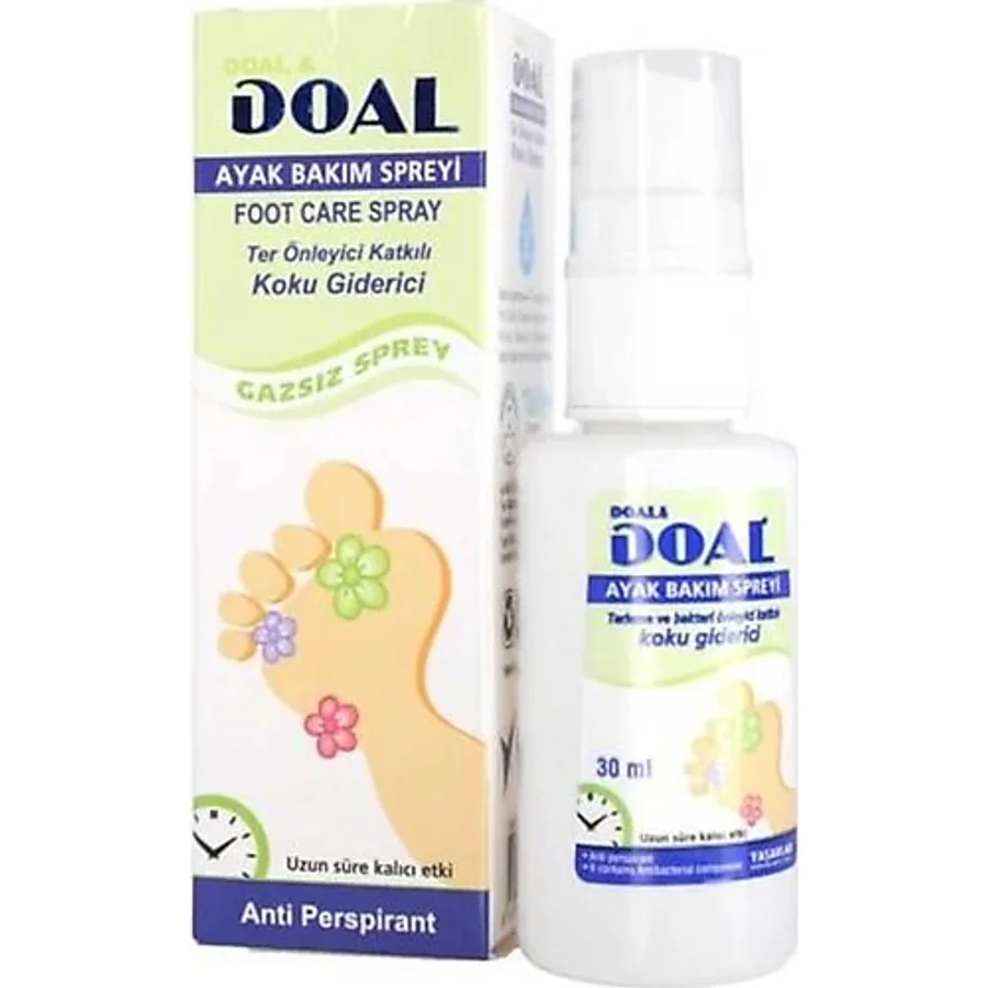 Doal Ter Önleyici Katkılı Koku Giderici Ayak Bakım Spreyi 30 ML