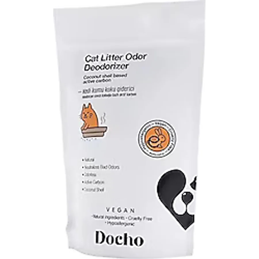 Docho Hindistan Cevizi Kabuğu Bazlı Aktif Karbon 400 gr Kedi Kumu Koku Giderici