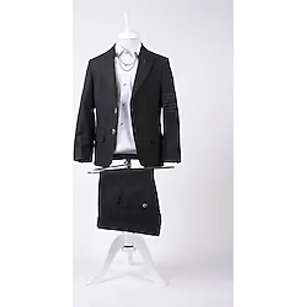 Doctor Junior Spor Slim Fit Erkek Çocuk Takım Elbise - Siyah - 5 Yaş - Dropsuz