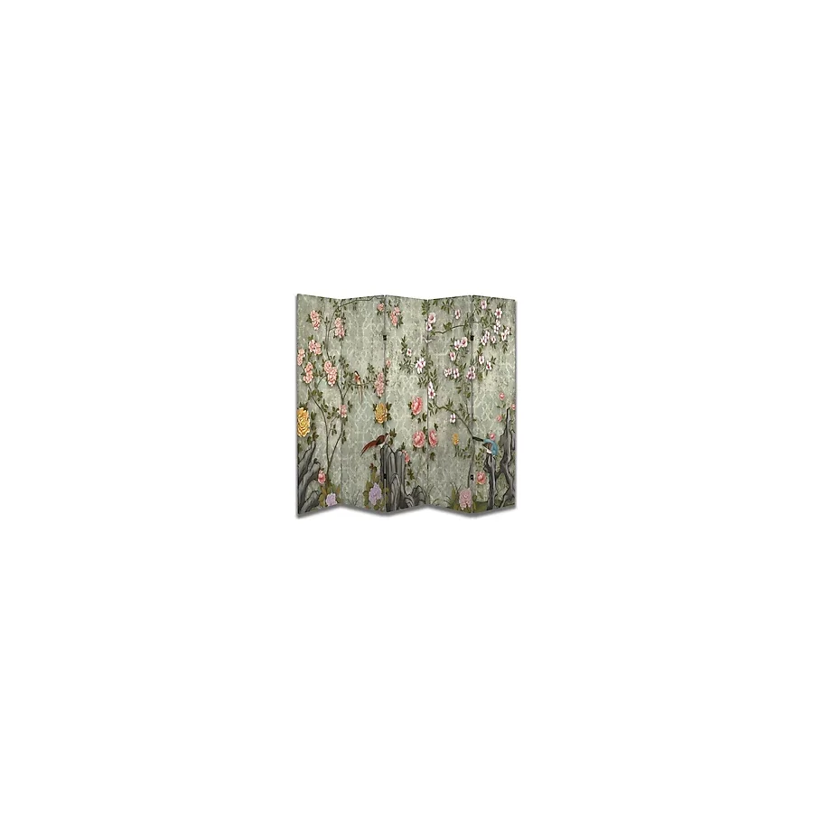 Doğa Temalı Özel Tasarım Paravan Room Divider 180 x 200 cm - 221 x 200