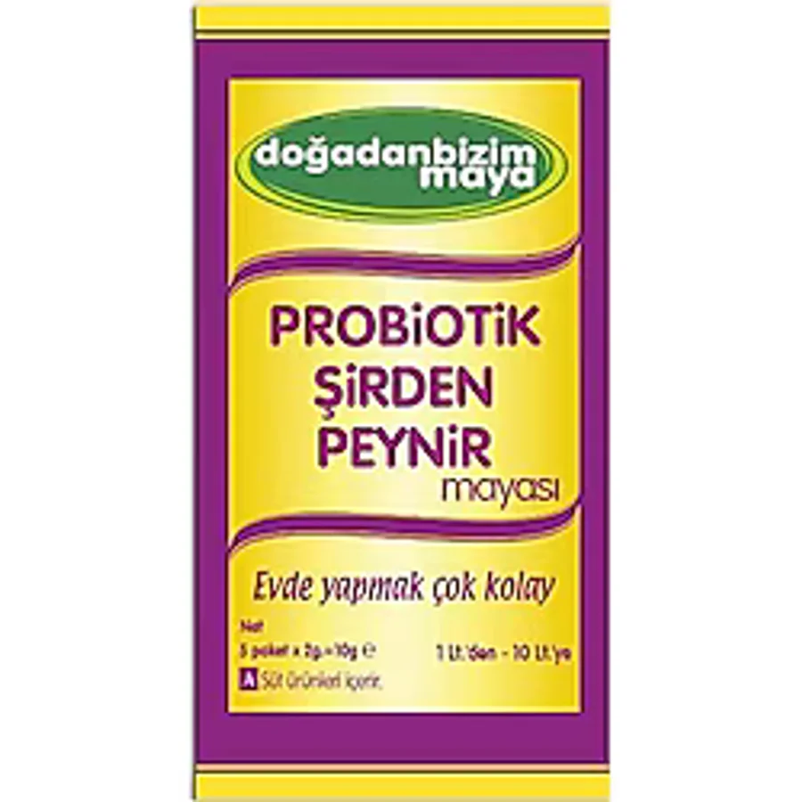 Doğadan Bizim Probiotik Şirden Peynir Mayası 5 Li Paket