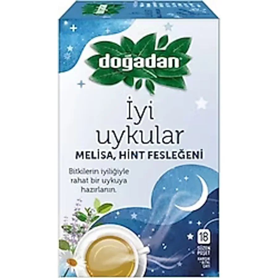 Doğadan İyi Uykular Melisa Hint Fesleğeni Bitki Çayı 18'li