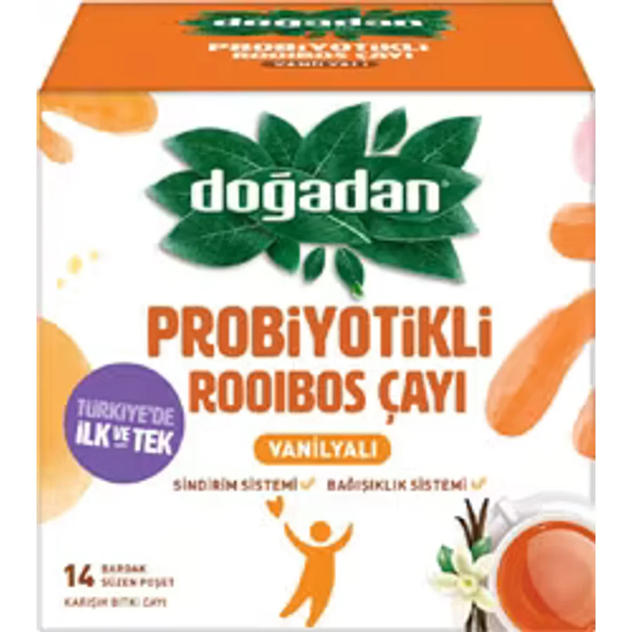 Doğadan Probiyotikli Rooibos Vanilyalı Çay 14'lü