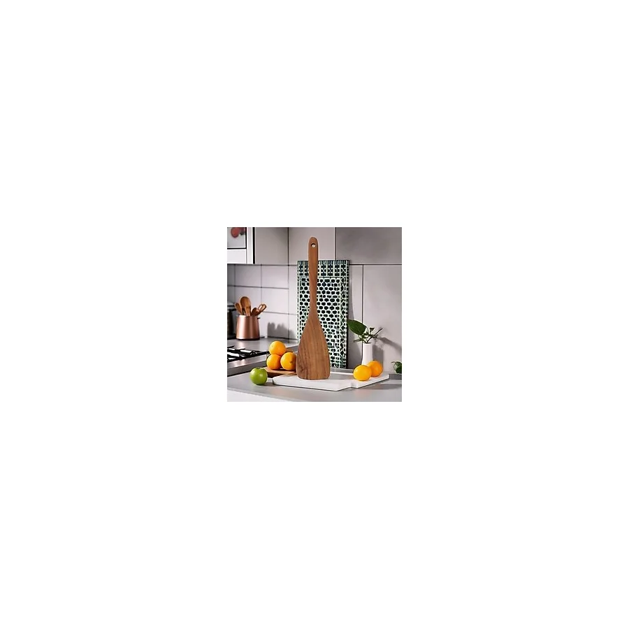 Doğal Akasya Ağacından El Oyması Servis Spatulası 32CM Antibakteriyel, Dayanıklı ve Çevre Dostu Ahşap Statula 32CM - Şık ve Uzun Ömürlü Mutfak Gereci