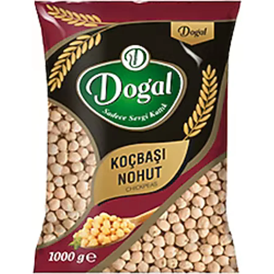 Doğal Bakliyat 9 mm Koçbaşı Nohut 1 kg
