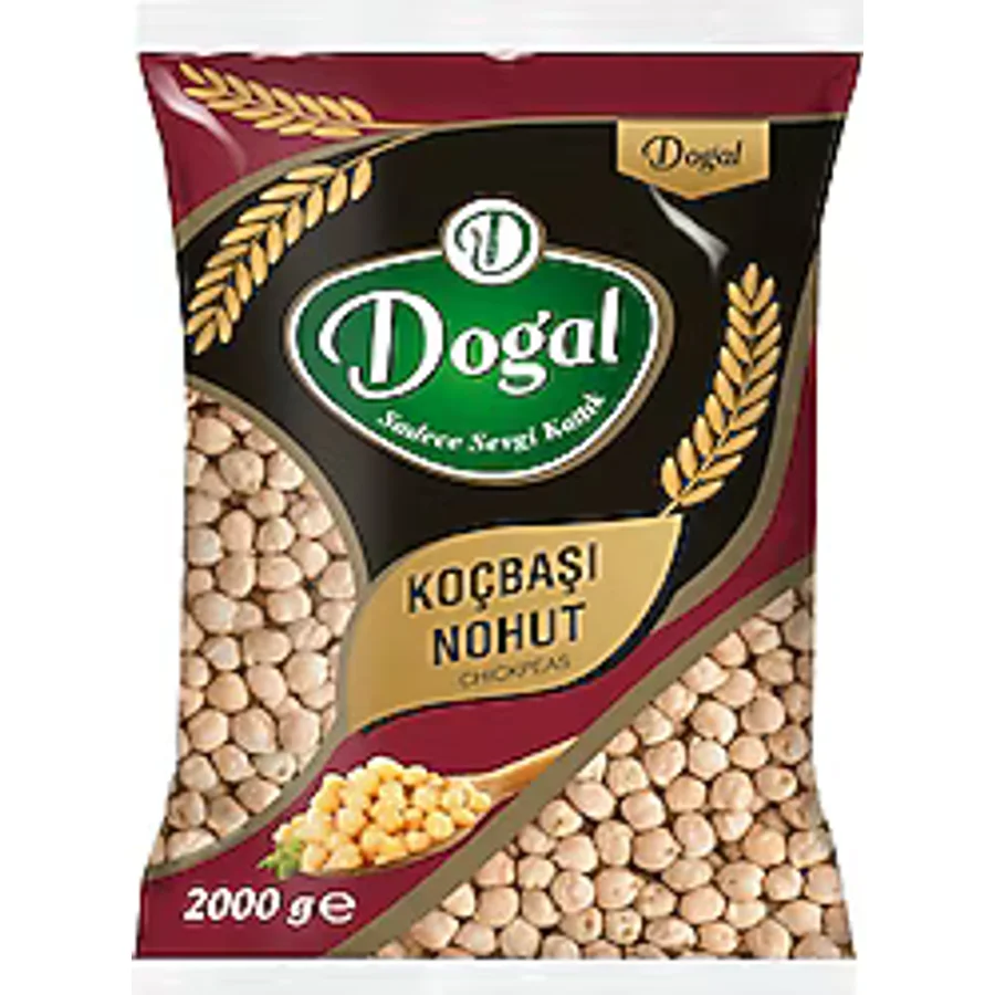 Doğal Bakliyat 9 mm Koçbaşı Nohut 2 kg