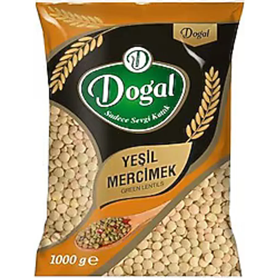 Doğal Bakliyat Yeşil Mercimek 1 kg