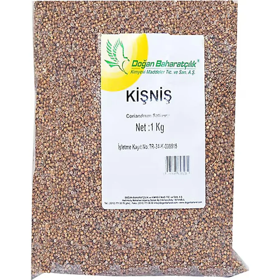 Doğan Baharat Baharatçılık 1 kg Tane Kişniş