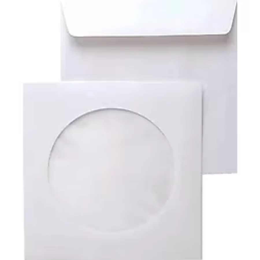Doğan Cd Zarfı 125x125 mm 90 gr Pencereli Extra 25'li