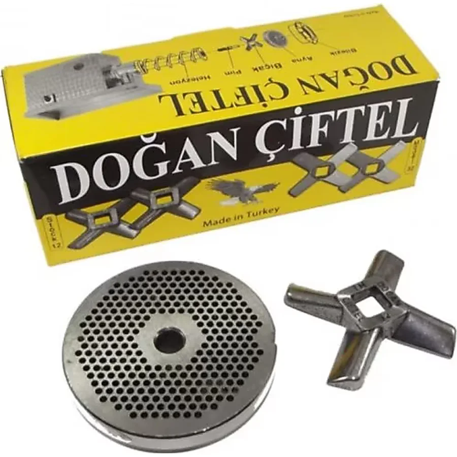Doğan Çiftel 32 Lik Kıyma Makinesi Aynası 3,5Mm + Bıçak