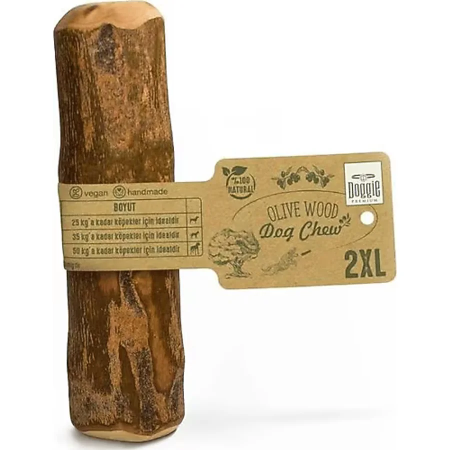 Doggie 2XLarge Doğal Zeytin Ağacı Çiğneme Köpek Oyuncağı