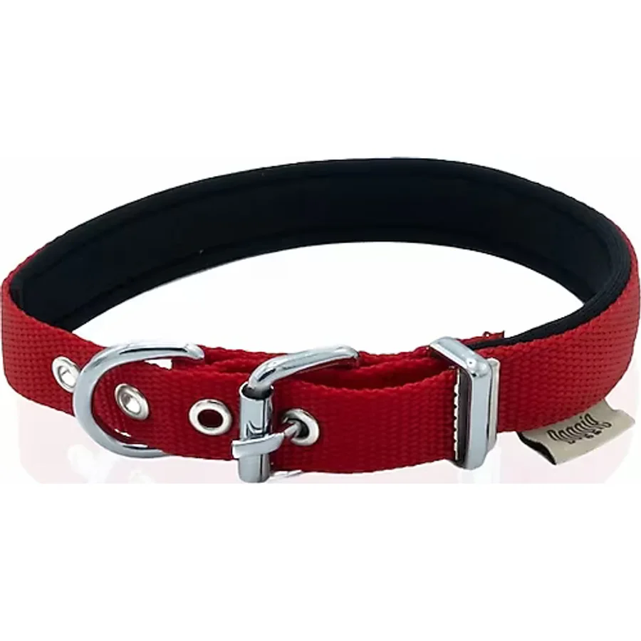 Doggie Konfor Dokuma Boyun Tasması Kırmızı 2.0x35-40 cm (DSBT-2010 M)