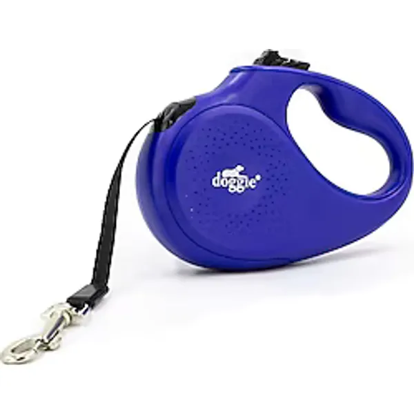 Doggie Master L Mavi Otomatik Köpek Tasması