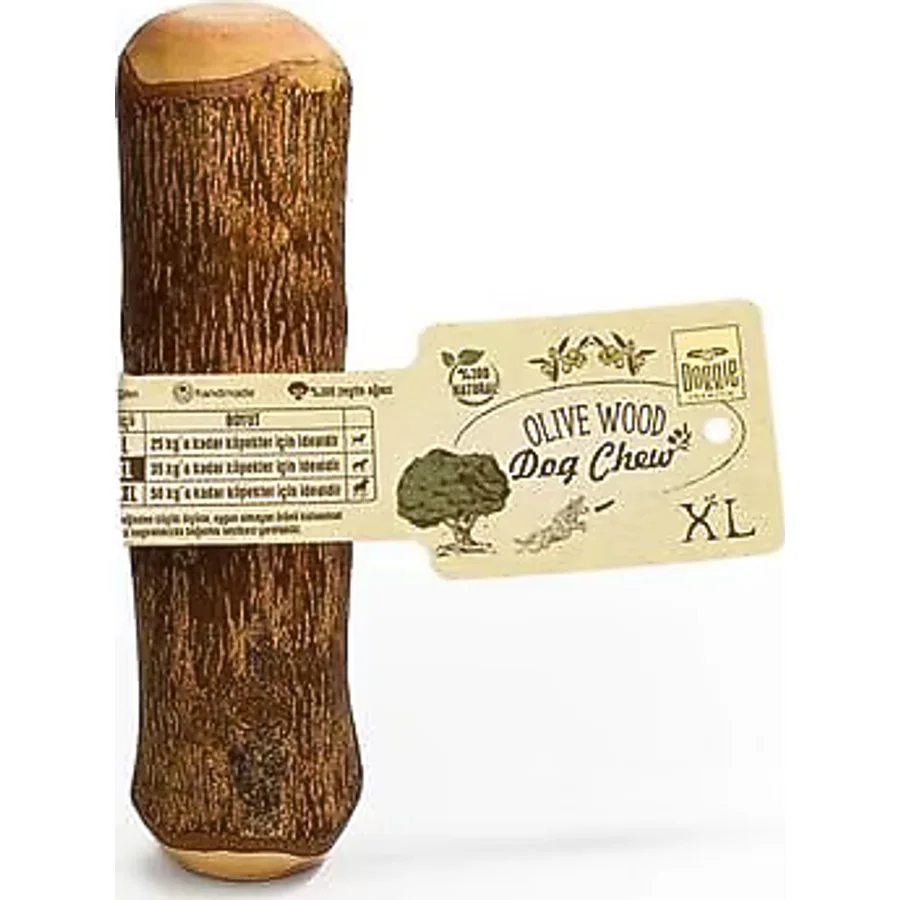 Doggie XLarge Doğal Zeytin Ağacı Çiğneme Köpek Oyuncağı