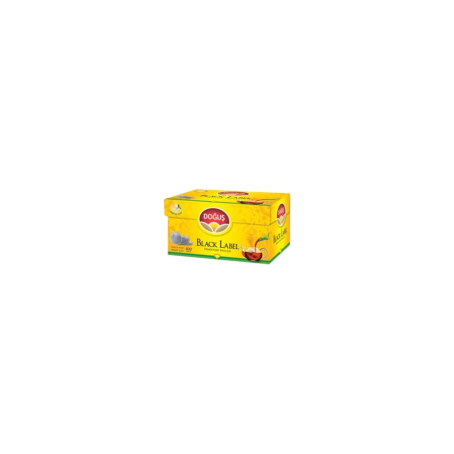 Doğuş Black Label 3.2 gr 100'lü Demlik Poşet Çay