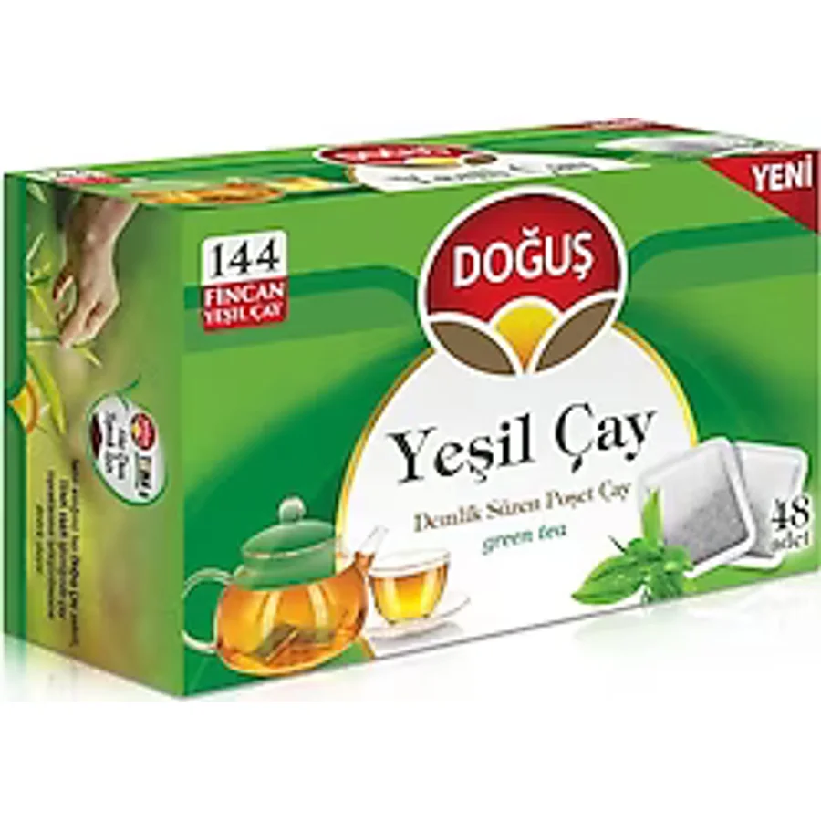 Doğuş Yeşil Çay 3.2 gr 48'li Demlik Poşet Çay