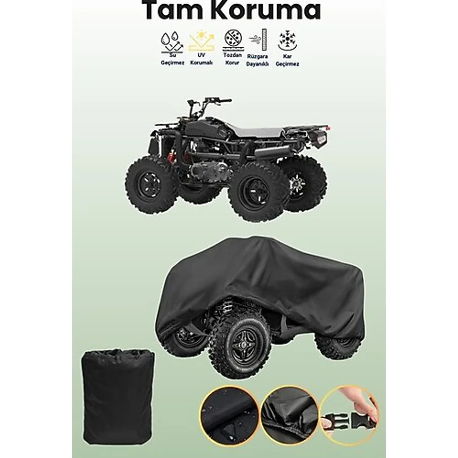 Dokaca Siyah Loncin Xwolf 300 Atv Brandası, Atv Koruyucu Örtüsü