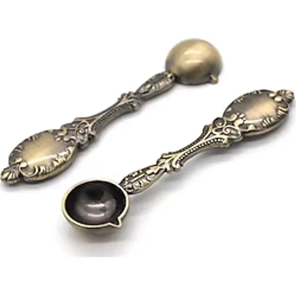Döküm Metal Mum Mühürü Eritme Kaşığı Eskitme Retro Prinç