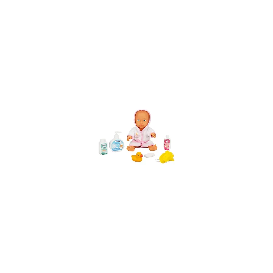 Dollz'n More Bebelou Banyo Zamanı Bebek Seti 35 cm 30031