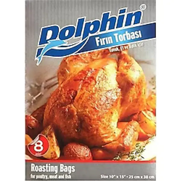 Dolphin Yanmaz Fırın Torbası 1 Paket 8 Adet Yüksek Performanslı Fırın Poşeti