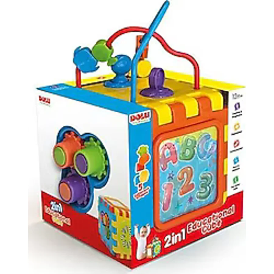 Dolu 2 in 1 Eğitici Küp ve Puzzle 5092