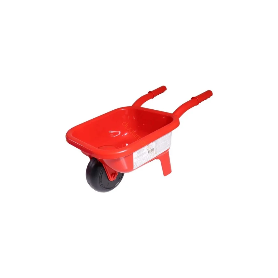 Dolu Oyuncak El Arabası Kırmızı Renk Çocuklar İçin 20x50x27 cm Motor Becerilerini Destekler