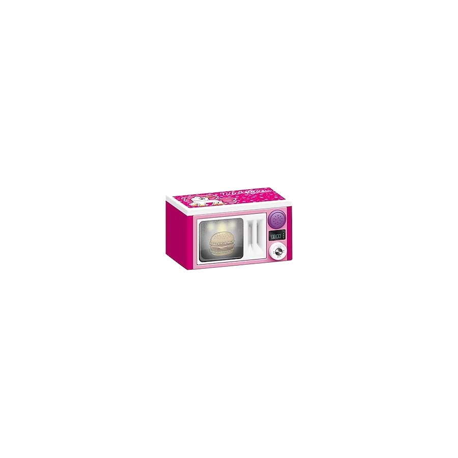 Dolu Unicorn Sesli Pembe Mikrodalga Fırın 2538