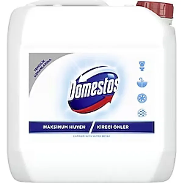 Domestos Kar Beyazı Çamaşır Suyu 3.24 lt 4'lü