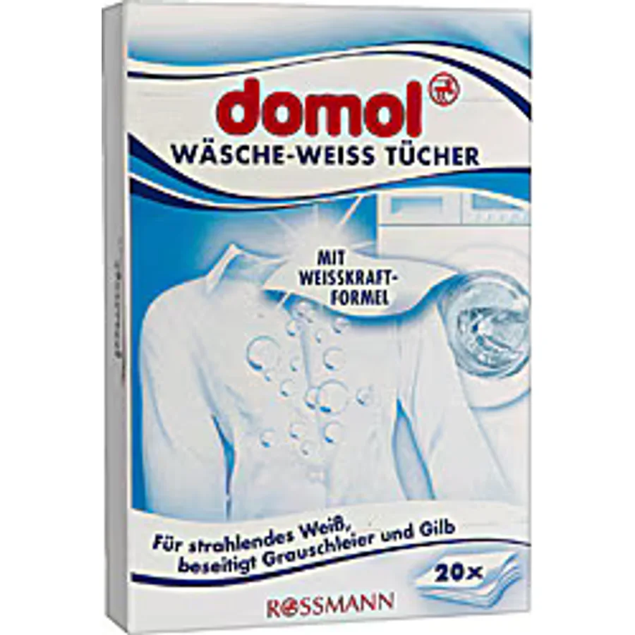 Domol 20 Adet Beyazlatıcı Çamaşır Mendili