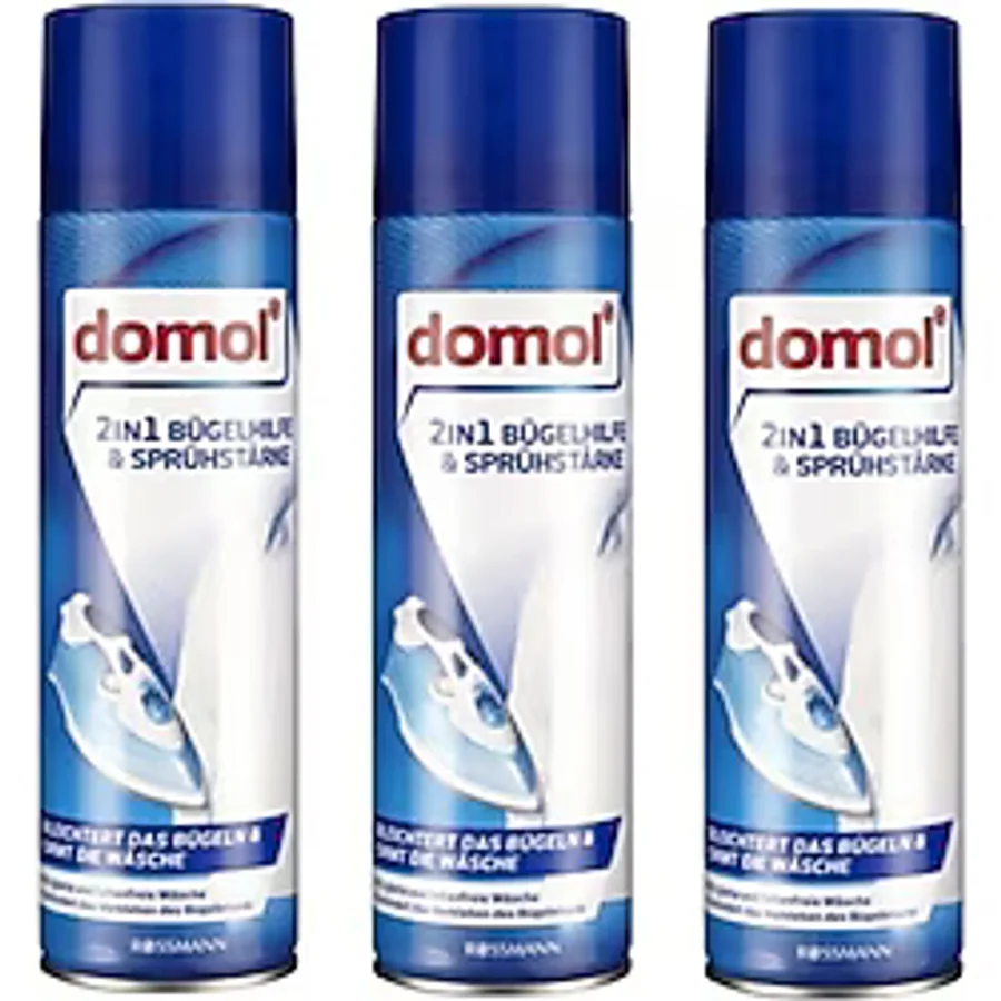 DOMOL Çamaşır Ütü Kolası Sprey 500 ml X 3 Adet
