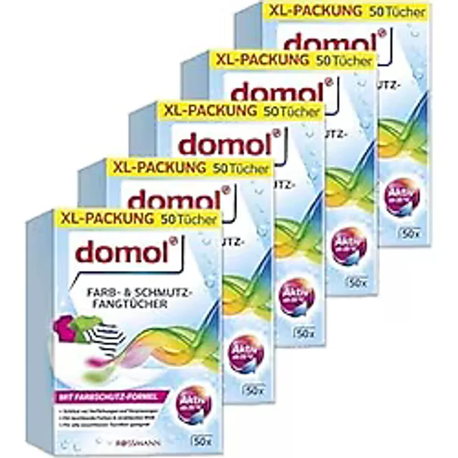 Domol Renk Ayırıcı Mendil 50'li (5 Adet