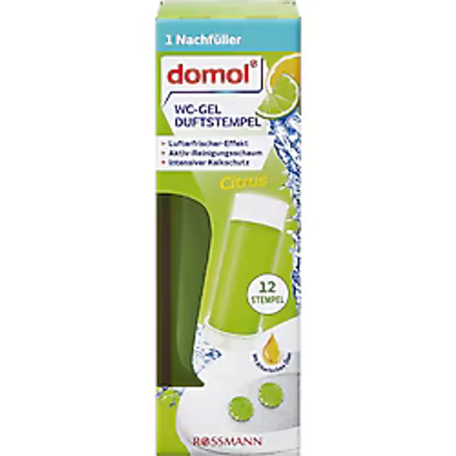 Domol Tuvalet Jeli Tüp Damga Jel Yedek Paket Limon 75 ml