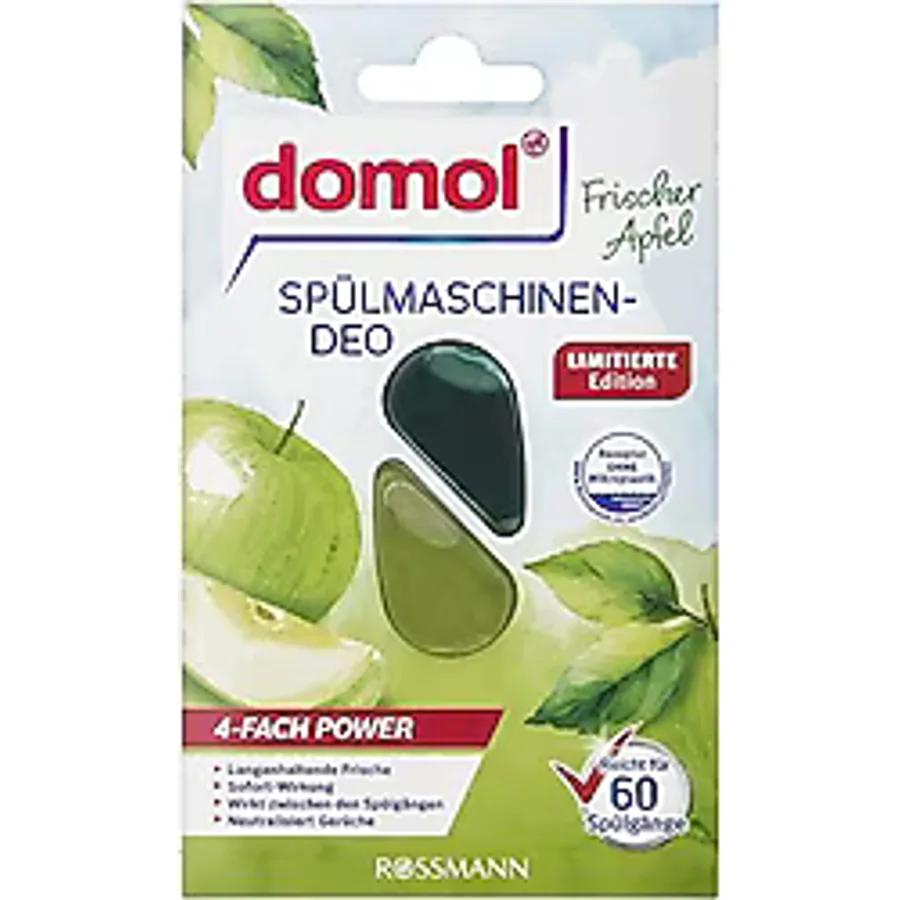Domol Yeşil Elma Bulaşık Makinesi Kokusu 4 ml